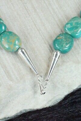 Turquoise & Sterling Silver Necklace - Navajo