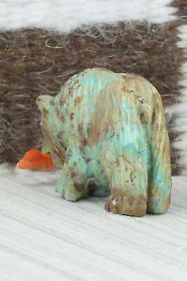 Bear Zuni Fetish Carving - Andres Quandelacy