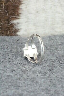 Turquoise and Sterling Silver Ring - Robert Martinez - Size 7.5