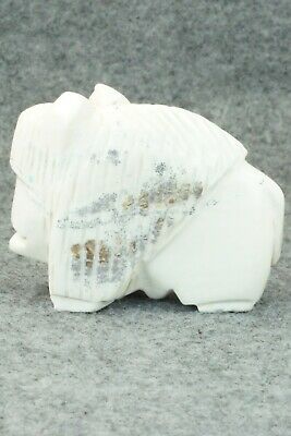 Buffalo Zuni Fetish Carving - Gilbert Lonjose