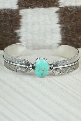 Turquoise & Sterling Silver Bracelet - Jerry Platero