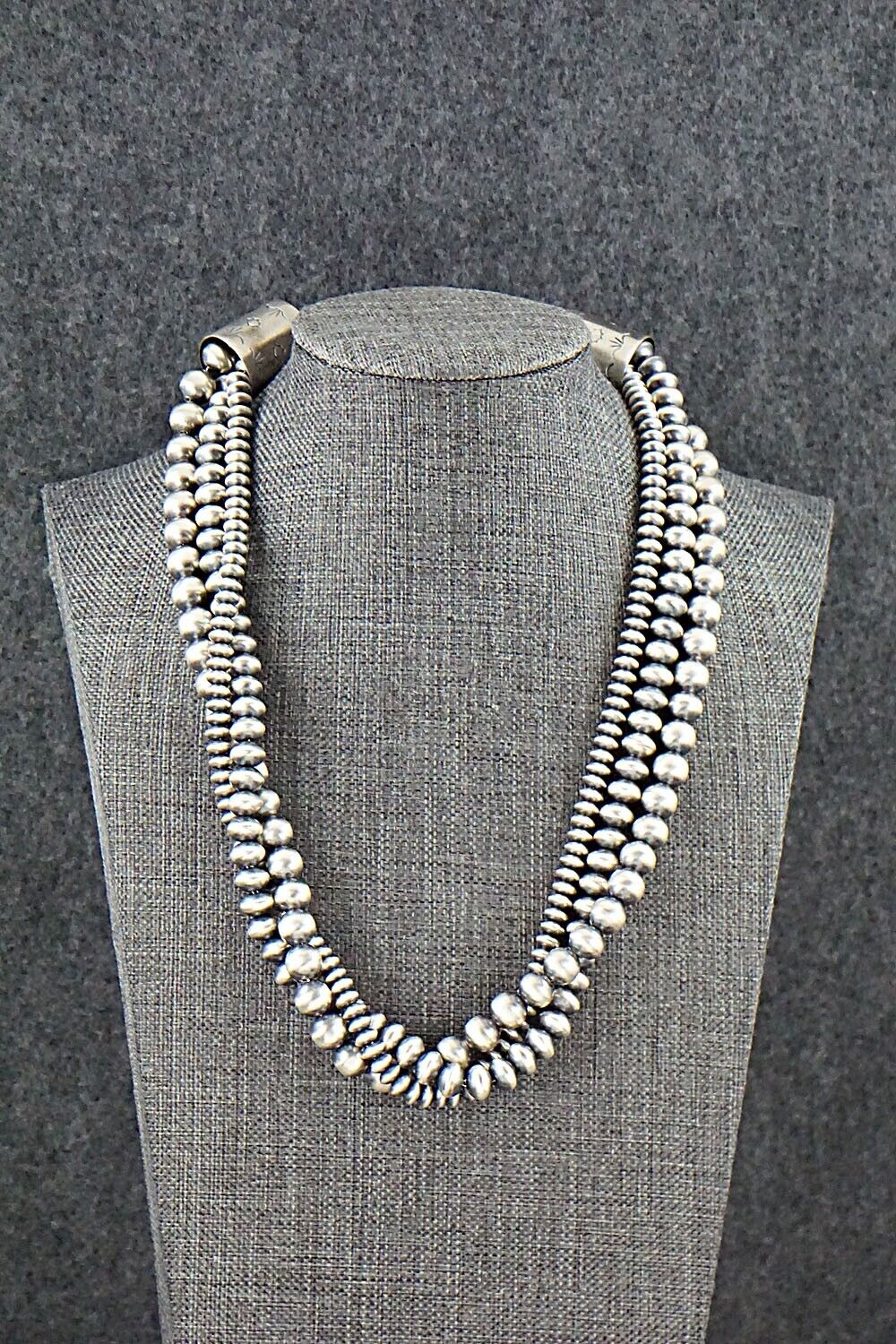 Sterling Silver Navajo Pearl Necklace - Jan Mariano