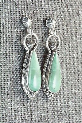 Turquoise & Sterling Silver Earrings - Verley Betone