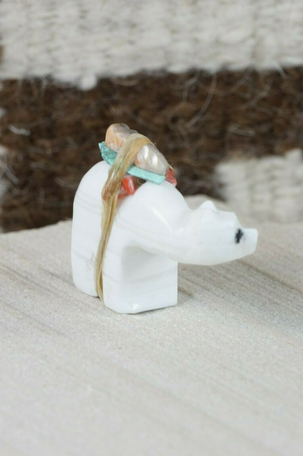 Bear Zuni Fetish Carving - Lance Deysee - High Lonesome Trading