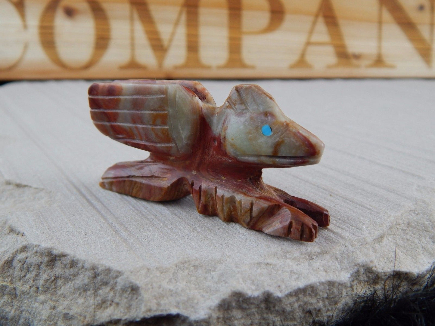 Bird Zuni Fetish Carving - Cody Cheama - High Lonesome Trading