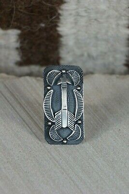 Navajo Sterling Silver Arrow Ring - Native American - Size 4.75