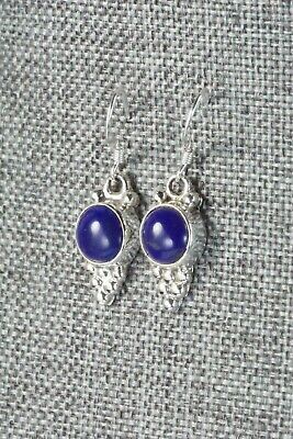 Lapis & Sterling Silver Earrings - Elaine Shirley