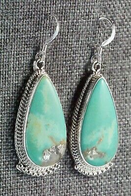 Turquoise & Sterling Silver Earrings - Sharon McCarthy
