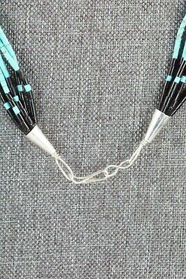 Turquoise, Shell & Jet Necklace - Esquipula Tenorio