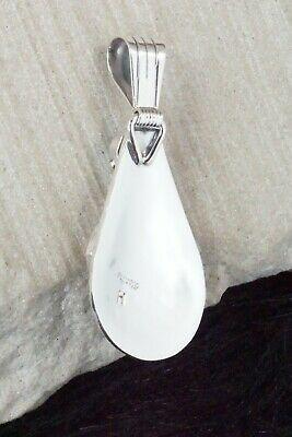 Turquoise and Sterling Silver Pendant - Henry Attakai - High Lonesome Trading