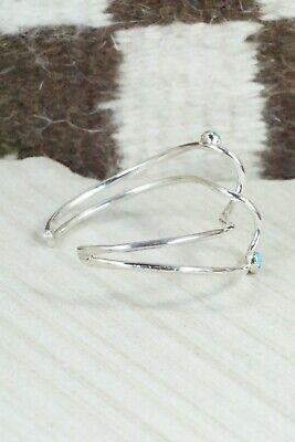 Turquoise & Sterling Silver Bracelet - Yolanda Skeets - High Lonesome Trading