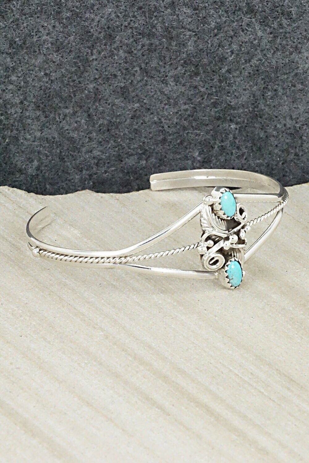 Turquoise & Sterling Silver Bracelet - William Begay