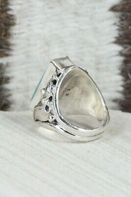 Turquoise & Sterling Silver Ring - Davey Morgan - Size 6.5