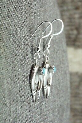 Turquoise & Sterling Silver Earrings - Lorraine Chee