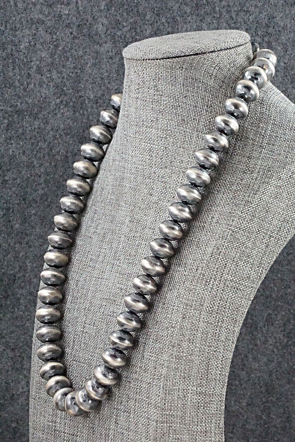 Sterling Silver Navajo Pearl Necklace - Michelle James