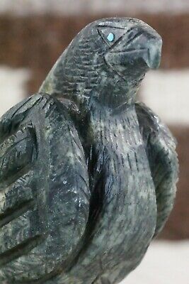 Eagle Zuni Fetish Carving - Jon Quam