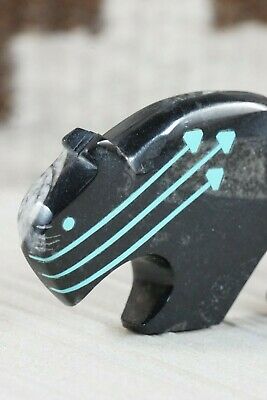 Mountain Lion Zuni Fetish Carving - Kenric Laiwakete - High Lonesome Trading