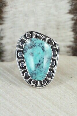 Turquoise & Sterling Silver Ring - Jimson Belin - Size 5.75