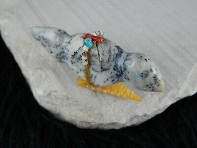 Bird Zuni Fetish Carving - Peter Gasper - High Lonesome Trading