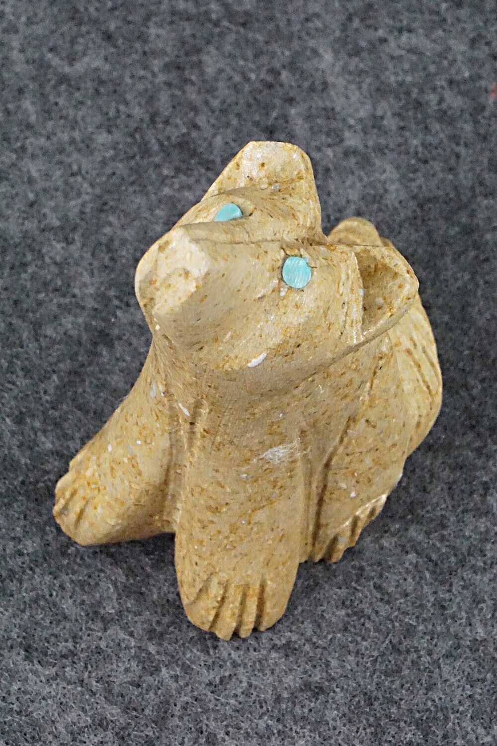 Wolf Zuni Fetish Carving - Louise Ponchuella