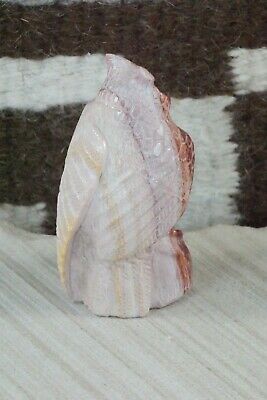 Owl Zuni Fetish Carving - Derrick Kaamasee