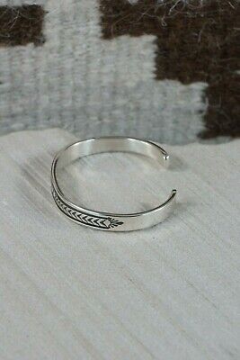 Navajo Sterling Silver Bracelet - Bruce Morgan - High Lonesome Trading