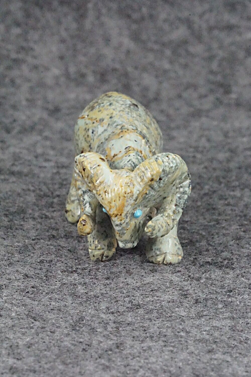 Ram Zuni Fetish Carving - Wilfred Cheama