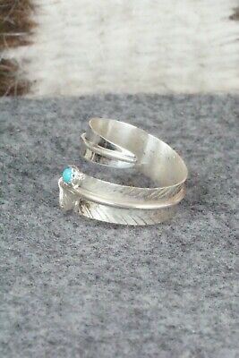Turquoise & Sterling Silver Ring - Chester Charley - Size 6