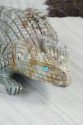Horned Toad Zuni Fetish Carving - Tony Mackel