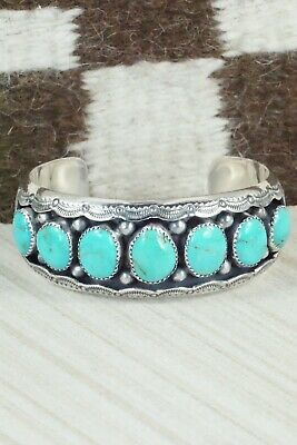 Turquoise & Sterling Silver Bracelet - Wilbert Muskett Sr.