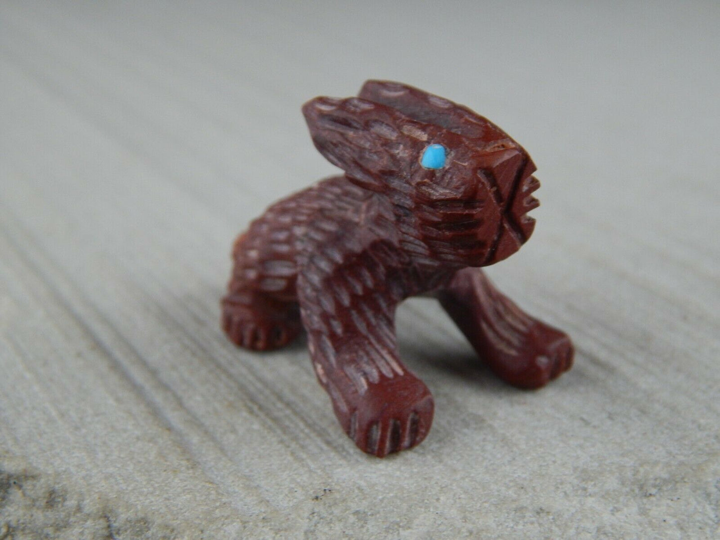 Rabbit Zuni Fetish Carving - Cody Cheama - High Lonesome Trading