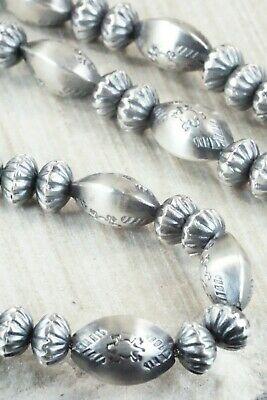 Sterling Silver Navajo Pearl Necklace - Preston Haley - High Lonesome Trading