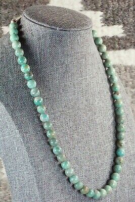 Turquoise & Sterling Silver Necklace - Navajo