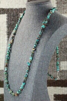 Turquoise & Sterling Silver Necklace - Navajo