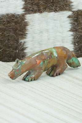 Wolf Zuni Fetish Carving - Andres Quandelacy