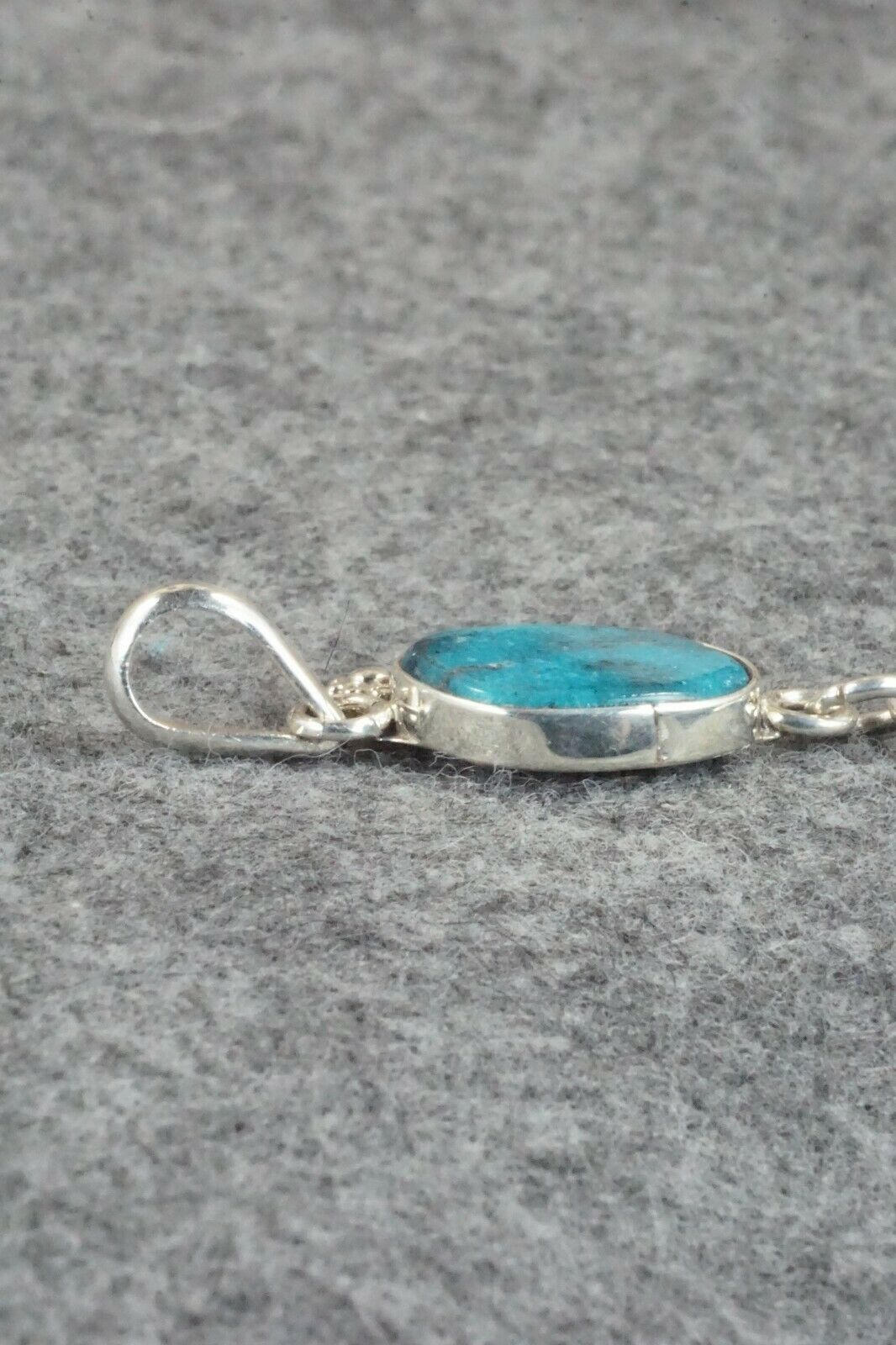 Turquoise & Sterling Silver Pendant - Tammy Deysee