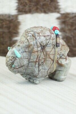 Buffalo Zuni Fetish Carving - Kevin Quam