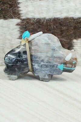Buffalo Zuni Fetish Carving - Stewart Alanzo
