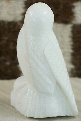 Owl Zuni Fetish Carving - Derrick Kaamasee