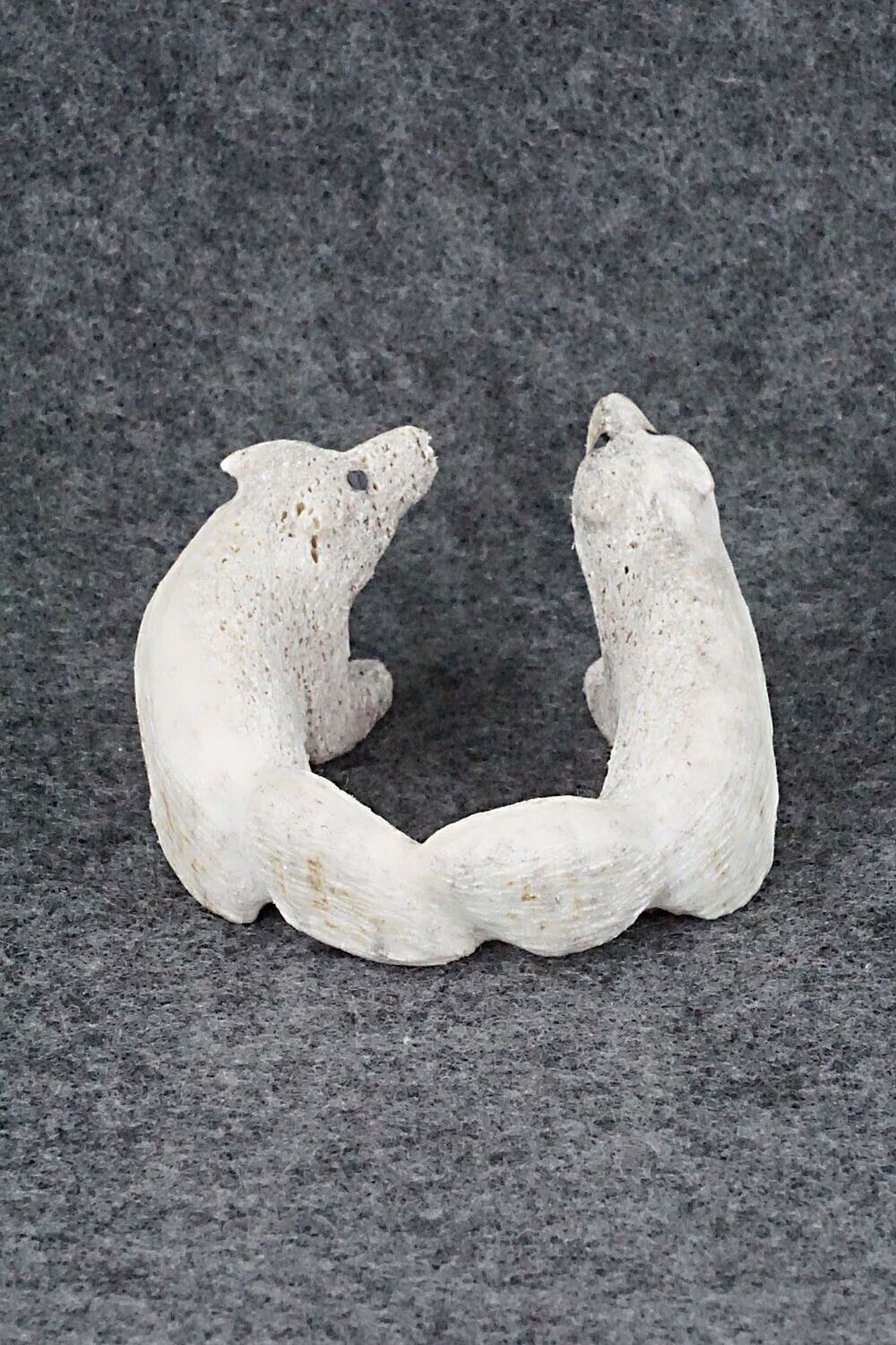 Wolf Zuni Fetish Carving - Maxx Laate