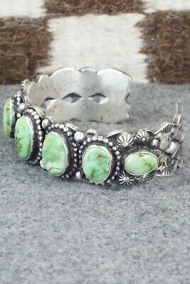 Turquoise & Sterling Silver Bracelet - Shawn Cayatineto