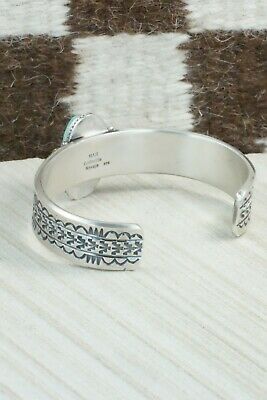 Kingman Turquoise & Sterling Silver Bracelet - Michael Calladitto