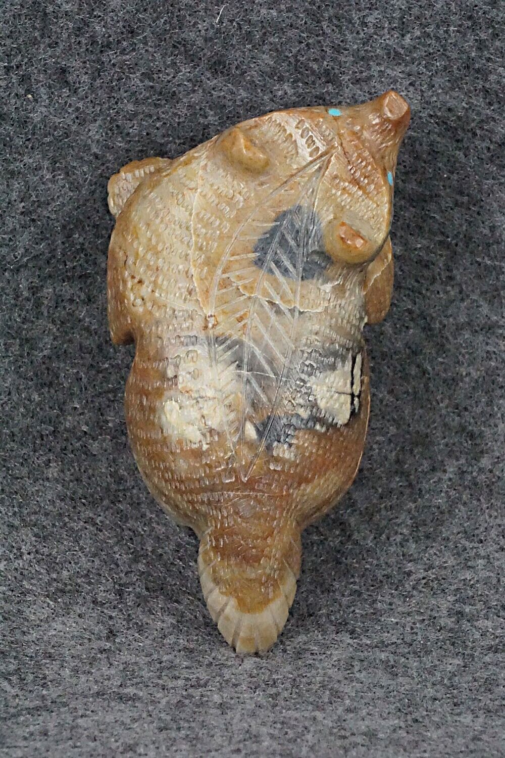 Badger Zuni Fetish Carving - Chris Cellicion