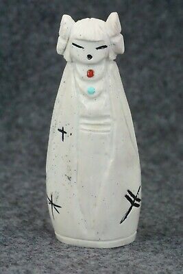Corn Maiden Zuni Fetish Carving - Sandra Quandelacy