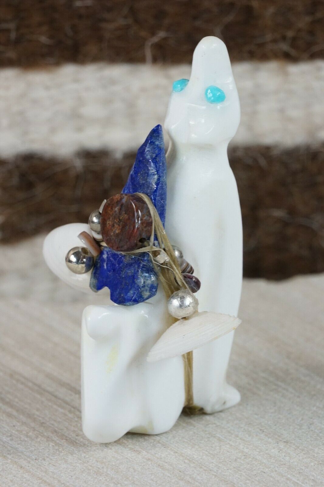 Wolf Zuni Fetish Carving - Lance Deysee - High Lonesome Trading