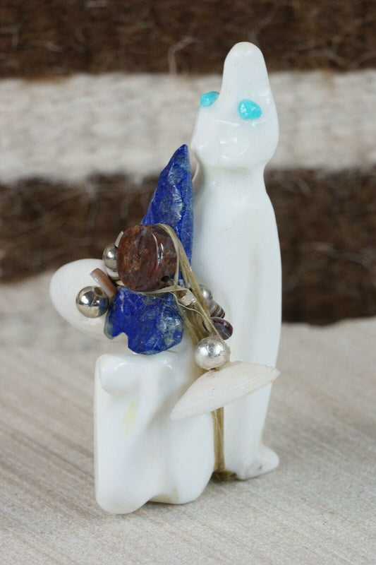 Wolf Zuni Fetish Carving - Lance Deysee - High Lonesome Trading