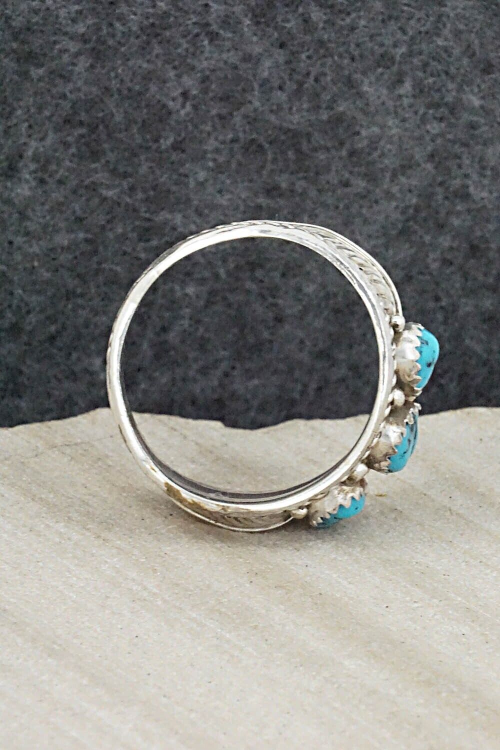 Turquoise and Sterling Silver Ring - Betty Begay - Size 11.5