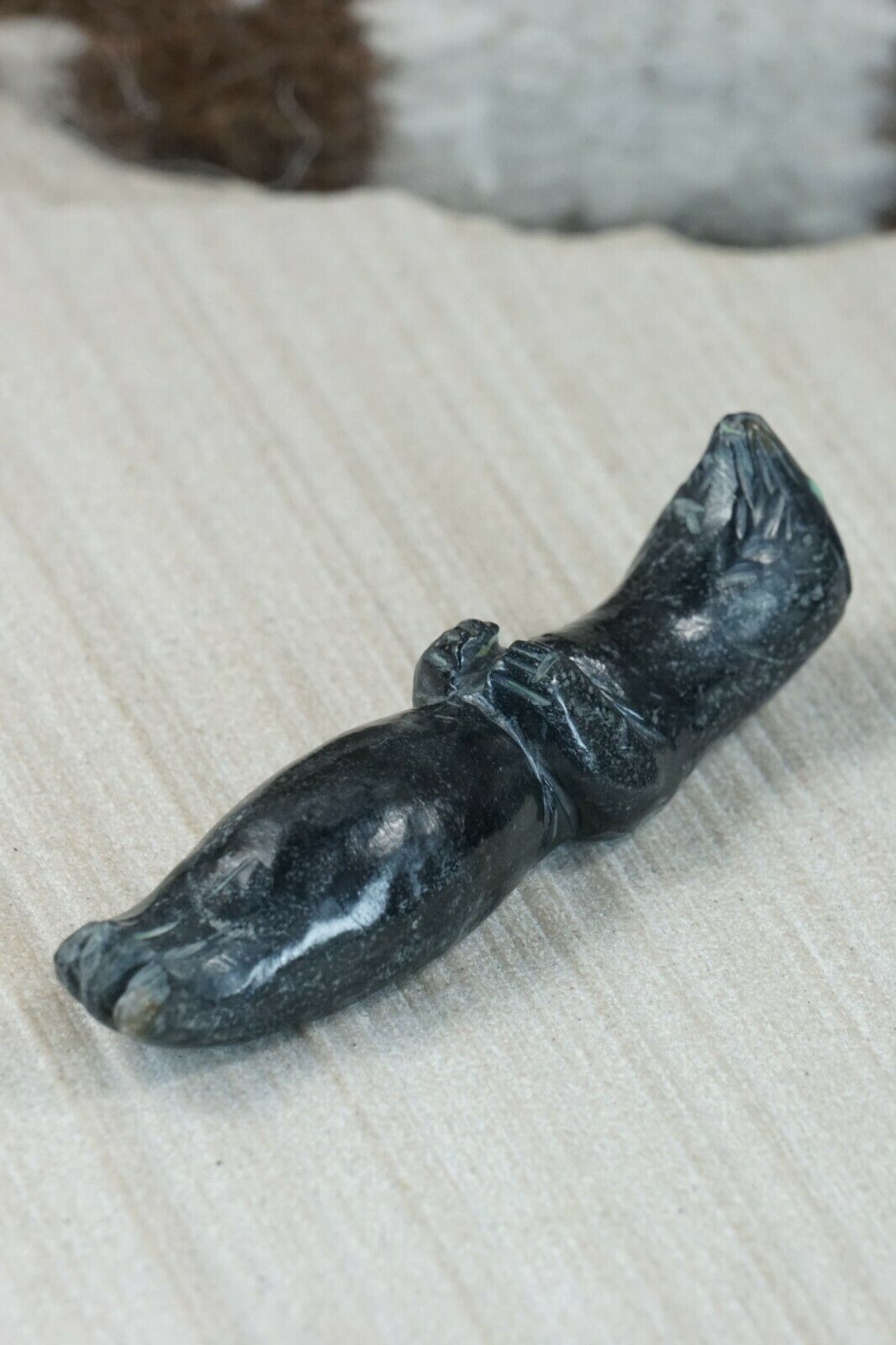 Otter Zuni Fetish Carving - Jonas Hastito