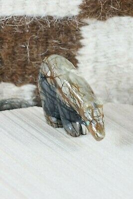Bear Zuni Fetish Carving - Andres Quandelacy - High Lonesome Trading