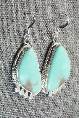 Turquoise and Sterling Silver Earrings - Sharon McCarthy
